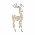 Gemmy Industries Gemmy  30 in. Flat-tastics LED Starry Night A Frame Buck Yard Decor, White 9080927